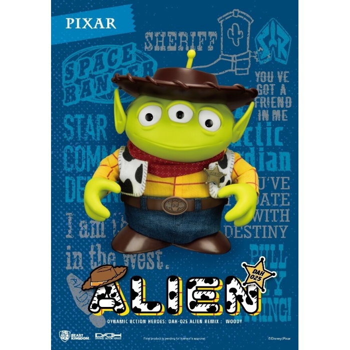 Disney: Toy Story - Alien Remix Woody 6 inch Action Figure Beast Kingdom Product
