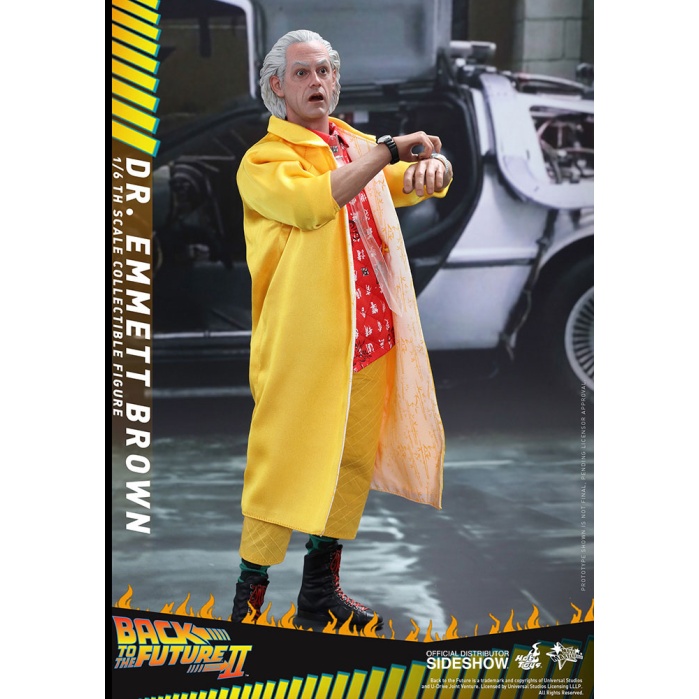Dr Emmett Brown Back to the Future II 1/6 Hot Toys Product