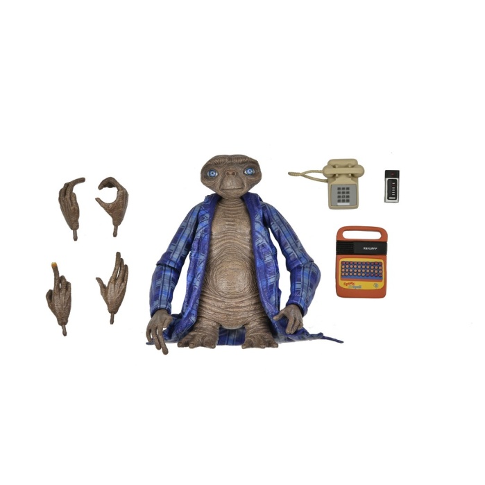 E.T. the Extra-Terrestrial: 40th Anniversary - Ultimate Telepathic E.T. 7 inch Action Figure NECA Product
