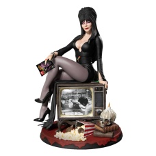 Elvira Mistress of the Dark Static-6 PVC Statue 1/6 Elvira 42 cm | Mezco Toys