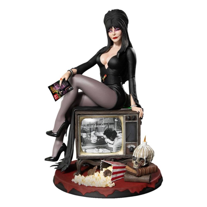 Elvira Mistress of the Dark Static-6 PVC Statue 1/6 Elvira 42 cm Mezco Toys Product