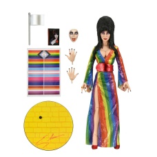 Elvira: Over the Rainbow Elvira 8 inch Clothed Action Figure | NECA