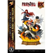 Fairy Tail PVC Statue 1/6 Natsu, Gray, Erza, Happy Deluxe Version 57 cm - Prime 1 Studio (NL)