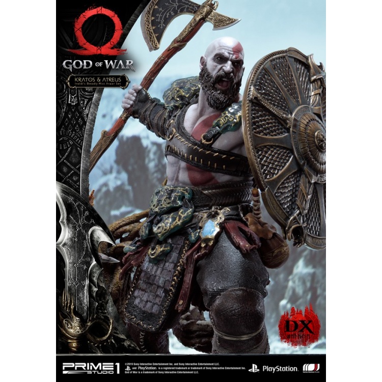 God of War: Deluxe Kratos and Atreus Ivaldi's Deadly Mist Armor Statue | NL