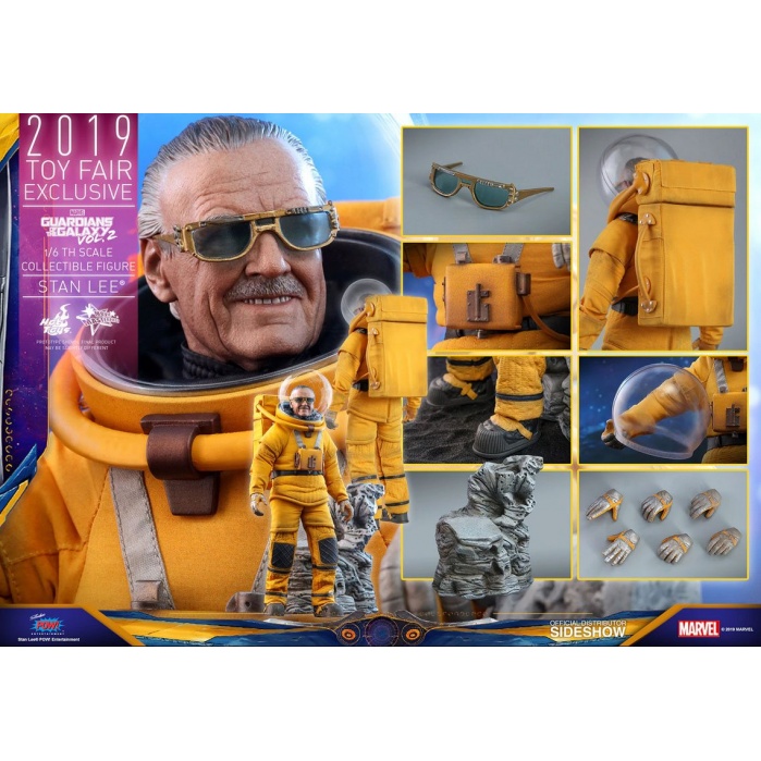 Guardians of the Galaxy Vol. 2 MM Action Figure 1/6 Stan Lee 2019 Toy Fair Exclusive Hot Toys Product