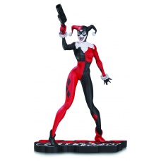 Harley Quinn Red, White & Black Statue by Jim Lee 17 cm | DC Collectibles