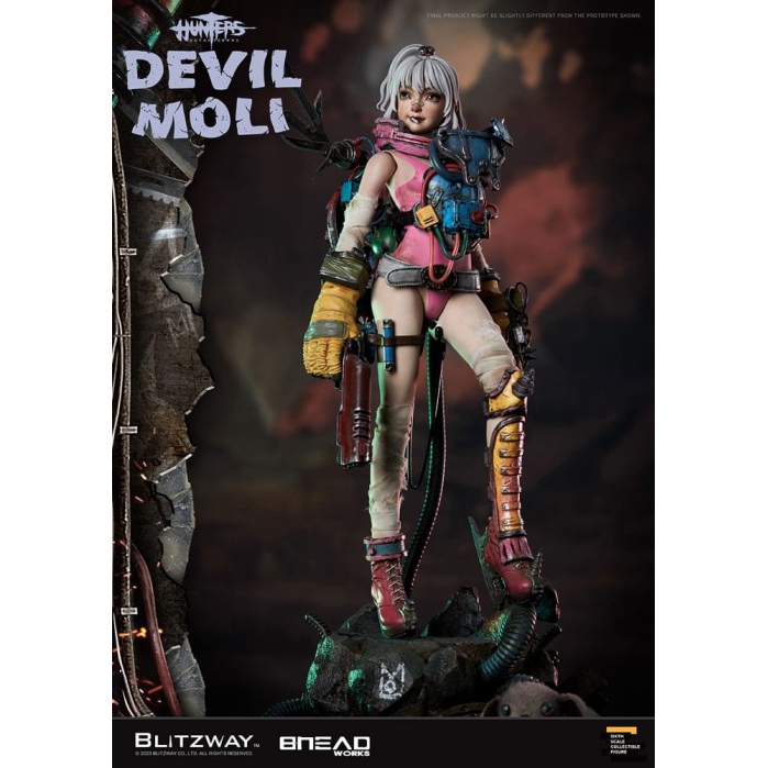 Hunters: Day After WWIII Action Figure 1/6 Devil Moli 44 cm Blitzway Product