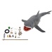 Jaws 12  Head to Tail Action Figure The Game of Jaws 50th Anniversary 38 cm NECA Product