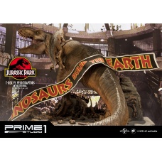 Jurassic Park: T-Rex vs Velociraptors in the Rotunda Diorama | Prime 1 Studio