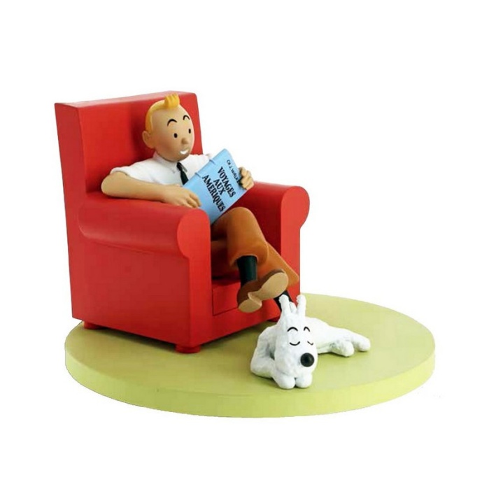 Kuifje rode leunstoel Moulinsart Product