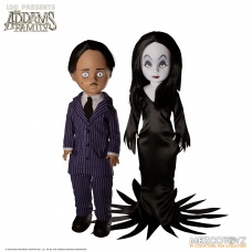 Living Dead Dolls: The Addams Family - Gomez and Morticia Action Figure Set | Mezco Toyz
