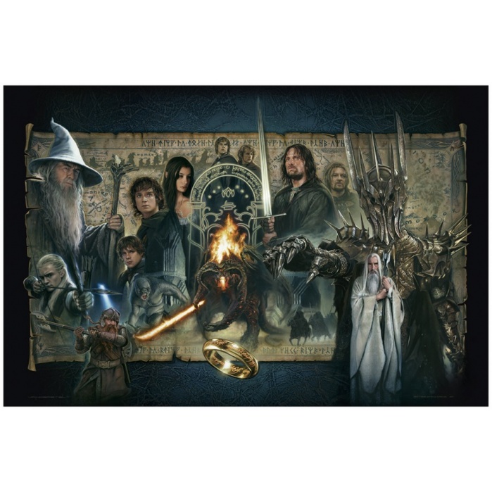 Lord of the Rings: The Fellowship of the Ring Unframed Art Print Sideshow Collectibles Product