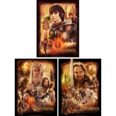 Lord of the Rings: Trilogy Unframed Art Print Set - Sideshow Collectibles (EU)