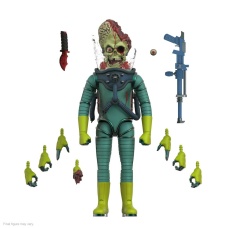 Mars Attacks: Ultimates Wave 1 - Martian Smashing the Enemy 7 inch Action Figure | Super7