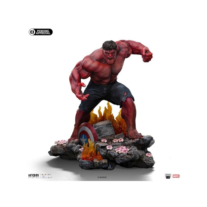 Marvel Art Scale Statue 1/10 Red Hulk 23 cm Iron Studios Product