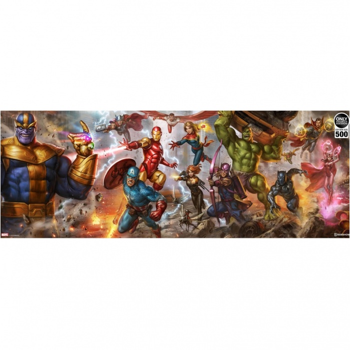 Marvel: Avengers - Earth's Mightiest Heroes Unframed Art Print Sideshow Collectibles Product