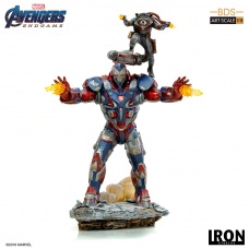 Marvel: Avengers Endgame - Iron Patriot and Rocket 1:10 scale Statue | Iron Studios
