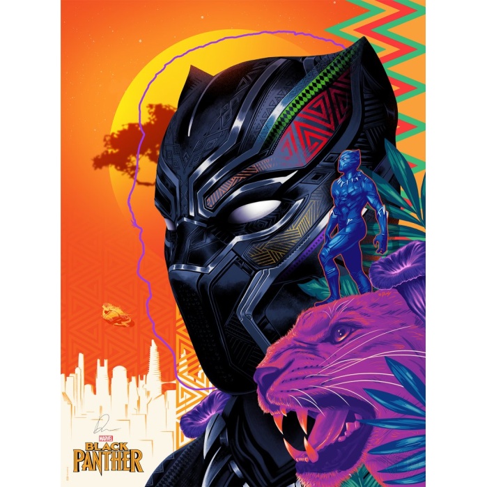 Marvel: Black Panther - Long Live the King Unframed Art Print Sideshow Collectibles Product