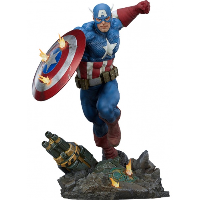 Marvel: Captain America 1:4 Scale Statue Sideshow Collectibles Product