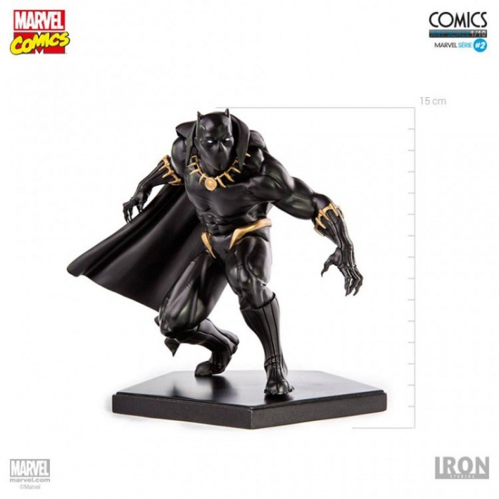Marvel Comics Statue 1/10 Black Panther Iron Studios Product