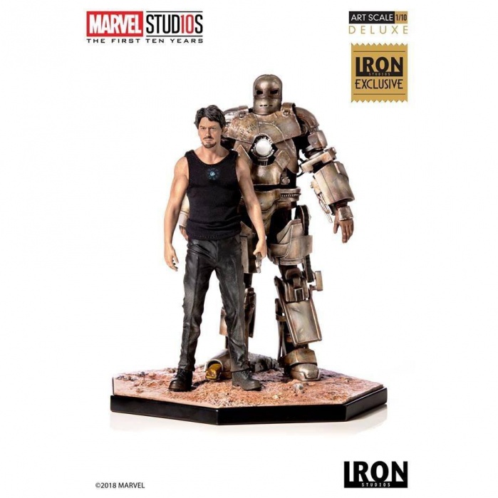 Marvel Comics Statue 1/10 Iron Man Mark I CCXP 2019 Exclusive Iron Studios Product