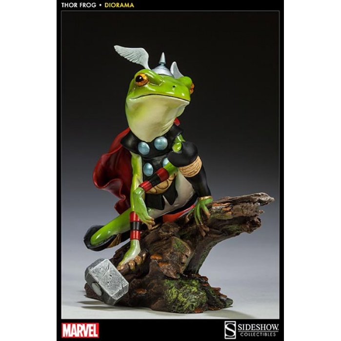 Marvel Diorama Thor Frog 16 cm Sideshow Collectibles Product