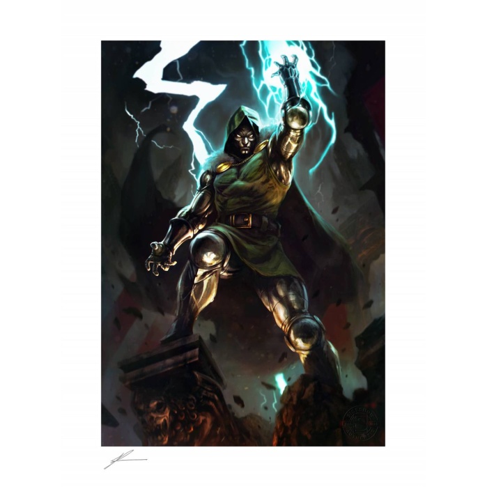 Marvel: Doctor Doom Unframed Art Print Sideshow Collectibles Product