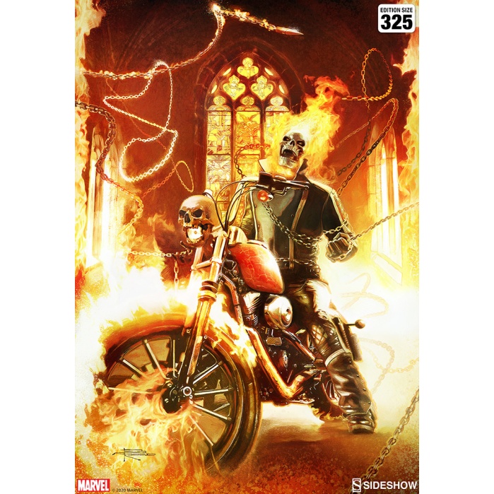 Marvel: Ghost Rider 1 Unframed Art Print Sideshow Collectibles Product