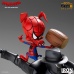 Marvel: Into the Spider-Verse - Noir and Spider-Ham 1:10 Scale Statue Iron Studios Product