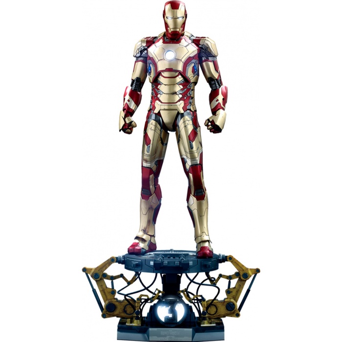 Marvel: Iron Man 3 - Deluxe Iron Man Mark XLII 1:4 Scale Figure Hot Toys Product