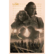 Marvel: Loki - Loki & Sylvie For All Time. Always. Unframed Art Print | Sideshow Collectibles