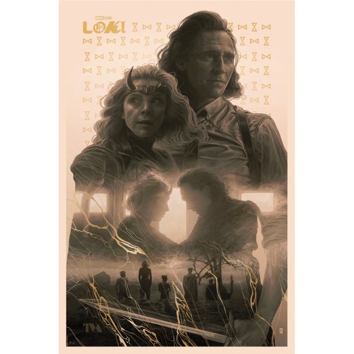 Marvel: Loki - Loki & Sylvie For All Time. Always. Unframed Art Print Sideshow Collectibles Product