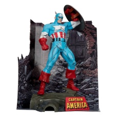 Marvel PVC Statue 1/6 Captain America (The Amazing Spider-Man #323) 28 cm | McFarlane Toys