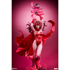 Marvel: Scarlet Witch Premium Format Statue | Sideshow Collectibles