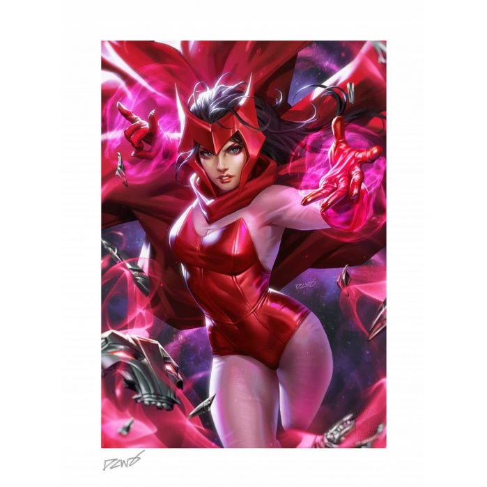 Marvel: Scarlet Witch Unframed Art Print Sideshow Collectibles Product