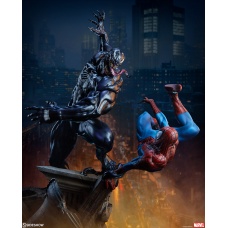 Marvel: Spider-Man vs Venom Maquette | Sideshow Collectibles