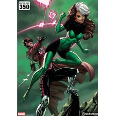 Marvel: Uncanny X-Men - Rogue and Gambit Unframed Art Print | Sideshow Collectibles
