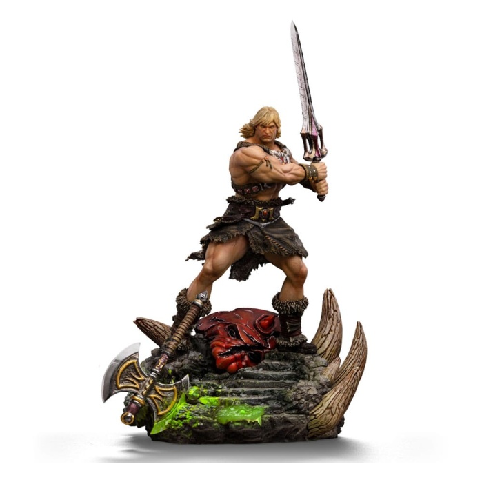 Masters of the Universe Deluxe Art Scale Statue 1/10 He-Man Unleashed 34 cm Iron Studios Product