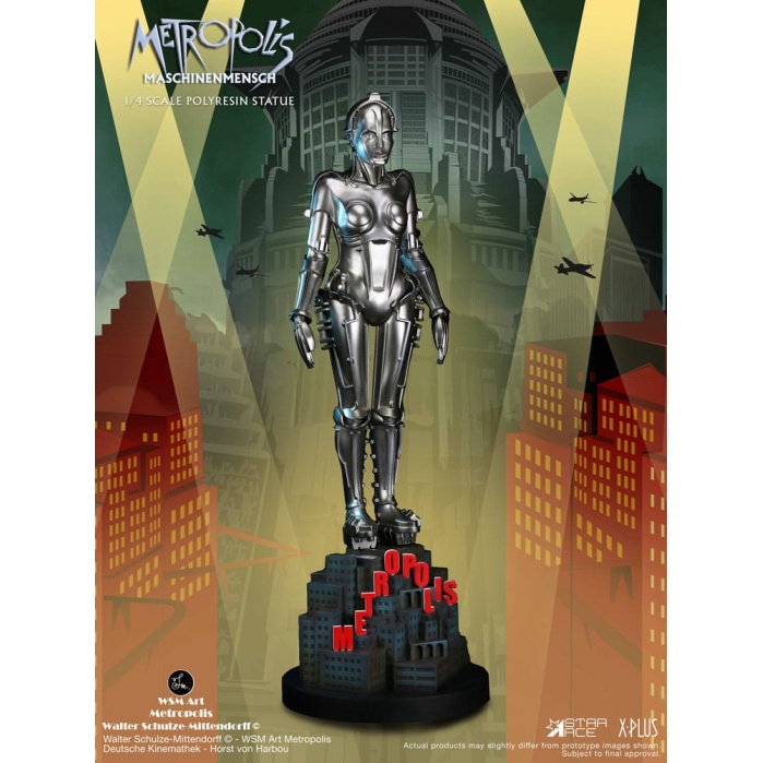 Metropolis Statue 1/4 Maschinenmensch Silver 40 cm Star Ace Toys Product