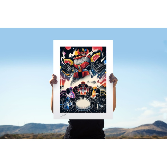 Mighty Morphin Power Rangers Fine Art Print by Arno Kiss Sideshow Collectibles Product