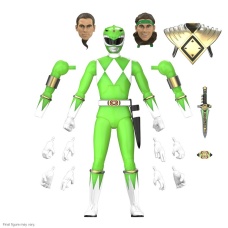 Mighty Morphin Power Rangers: Ultimates Wave 5 - Green Ranger Glow 7 inch Action Figure | Super7