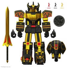Mighty Morphin Power Rangers: Ultimates Wave 5 - Megazord Black and Gold 7 inch Action Figure | Super7