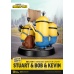 Minions: Master Craft Stuart with Bob and Kevin Statue Beast Kingdom Product