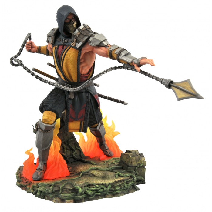 Mortal Kombat 11 Gallery: Deluxe Scorpion PVC Statue Diamond Select Toys Product