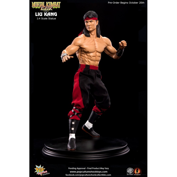 Mortal Kombat: Klassic Liu Kang 1:4 Scale Statue Pop Culture Shock Product
