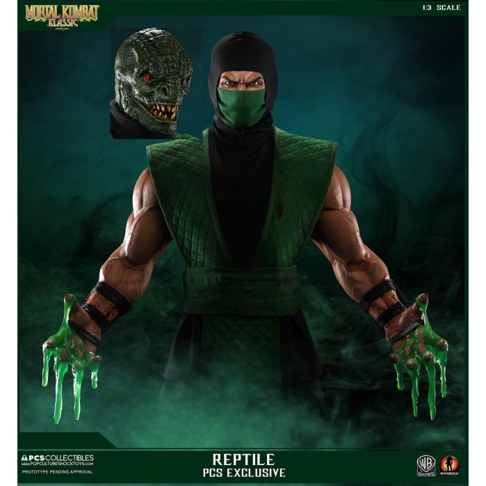 Mortal Kombat Klassic Reptile 1:3 Statue Pop Culture Shock Product