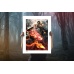 Mortal Kombat: Scorpion vs Raiden Unframed Art Print Sideshow Collectibles Product