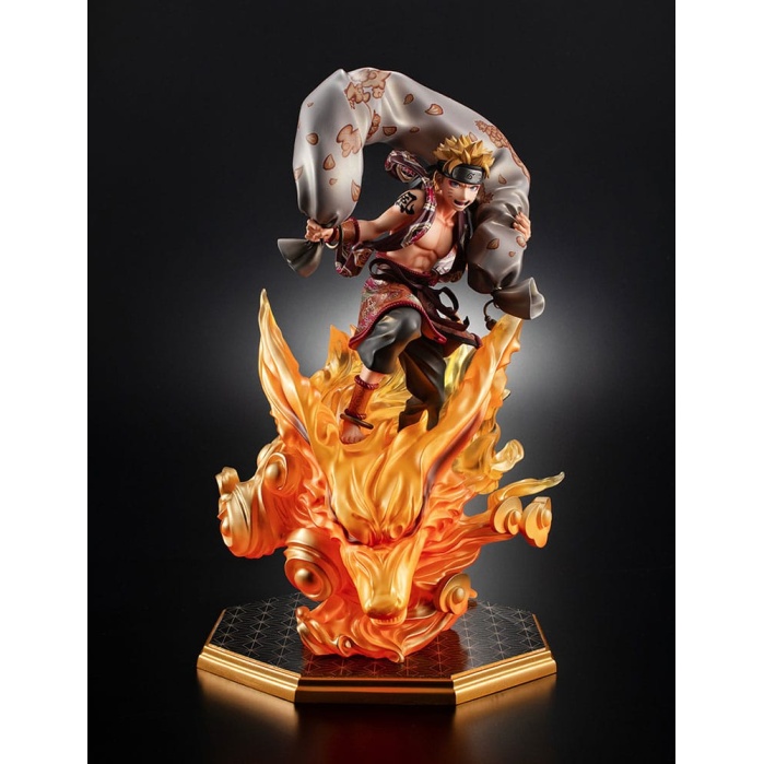 Naruto Shippuden Precious G.E.M. Series PVC Statue Naruto Uzumaki Wind God 28 cm MegaHouse Product