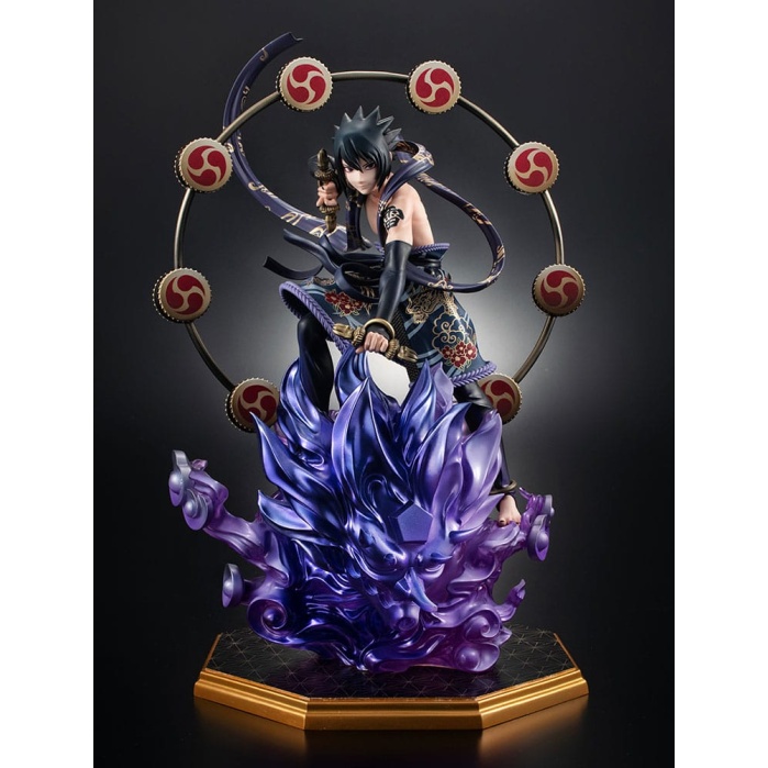 Naruto Shippuden Precious G.E.M. Series PVC Statue Sasuke Uchiha Thunder God 28 cm MegaHouse Product