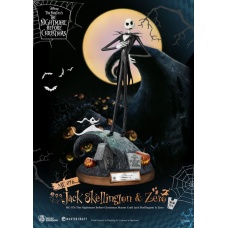 Nightmare before Christmas Master Craft Statue Jack Skellington & Zero 39 cm | Beast Kingdom